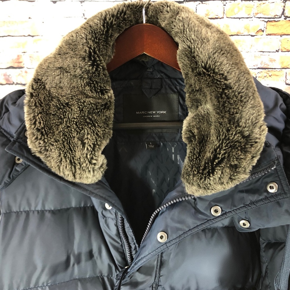 ❄️ MARC New York Navy Puffer Winter Coat ⛄️